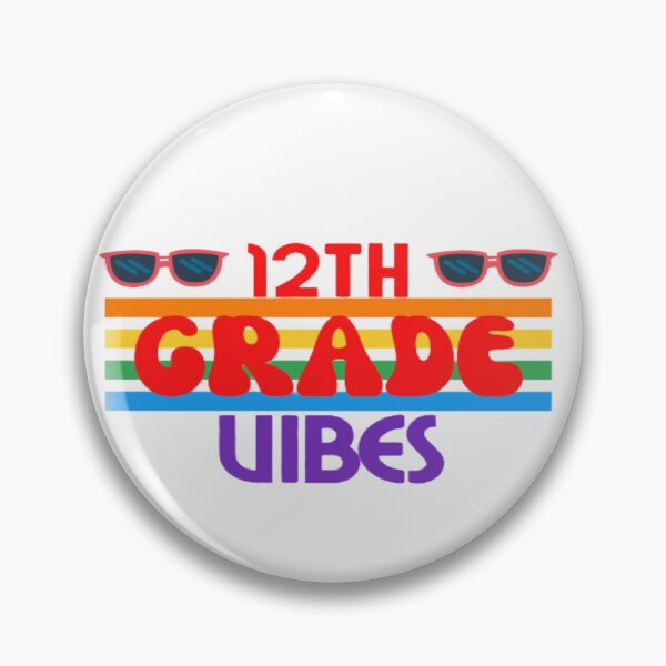 Item preview, Twelfth Grade Vibes Only, Back To School, Rainbow designed and sold by ImaginedCo.