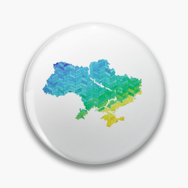 Item preview, Ukraine Map Sticker designed and sold by SharlaPaints.