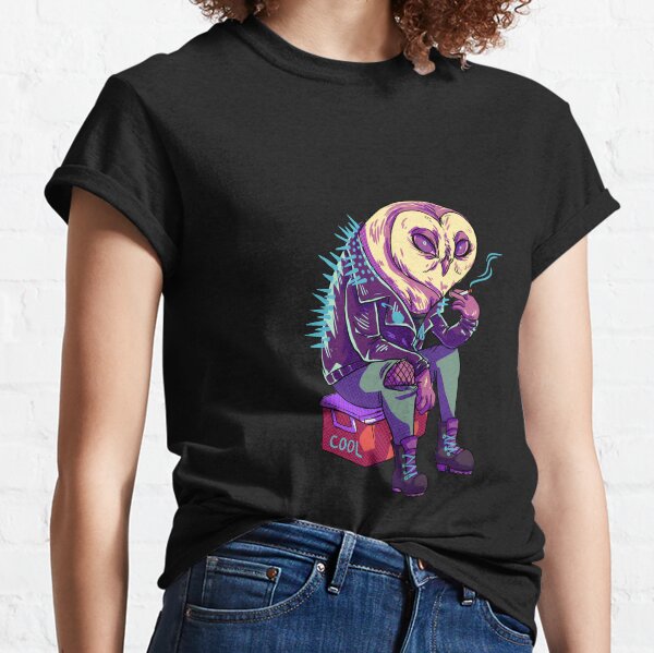 Barn owl bums a smoke Classic T-Shirt