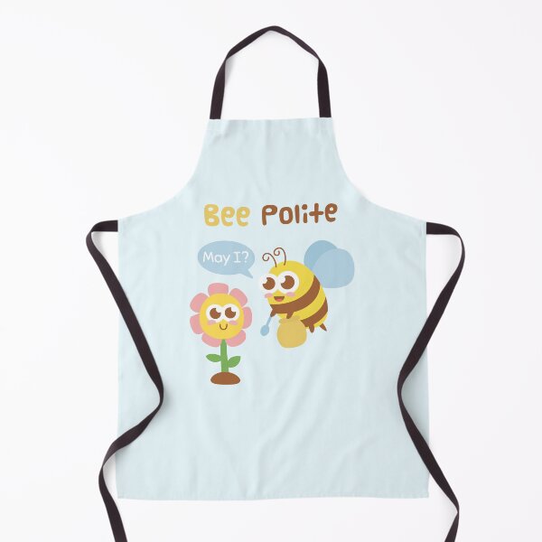 Item preview, Cute Bee And Flower Bee Polite Funny Pun designed and sold by rustydoodle.