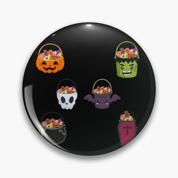 Item preview, Kawaii Halloween Cute Candy Baskets designed and sold by Pixelish.
