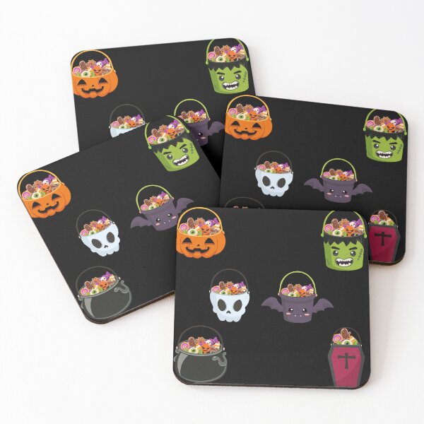 Item preview, Kawaii Halloween Cute Candy Baskets designed and sold by Pixelish.