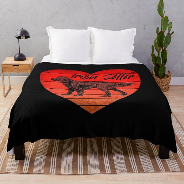 Item preview, Irish Setter Valentine, Vintage Heart Sunset  designed and sold by ACC .