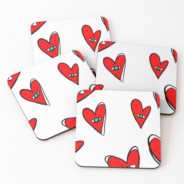 Item preview, Trendy Red Hearts Pattern designed and sold by theprintedclub.