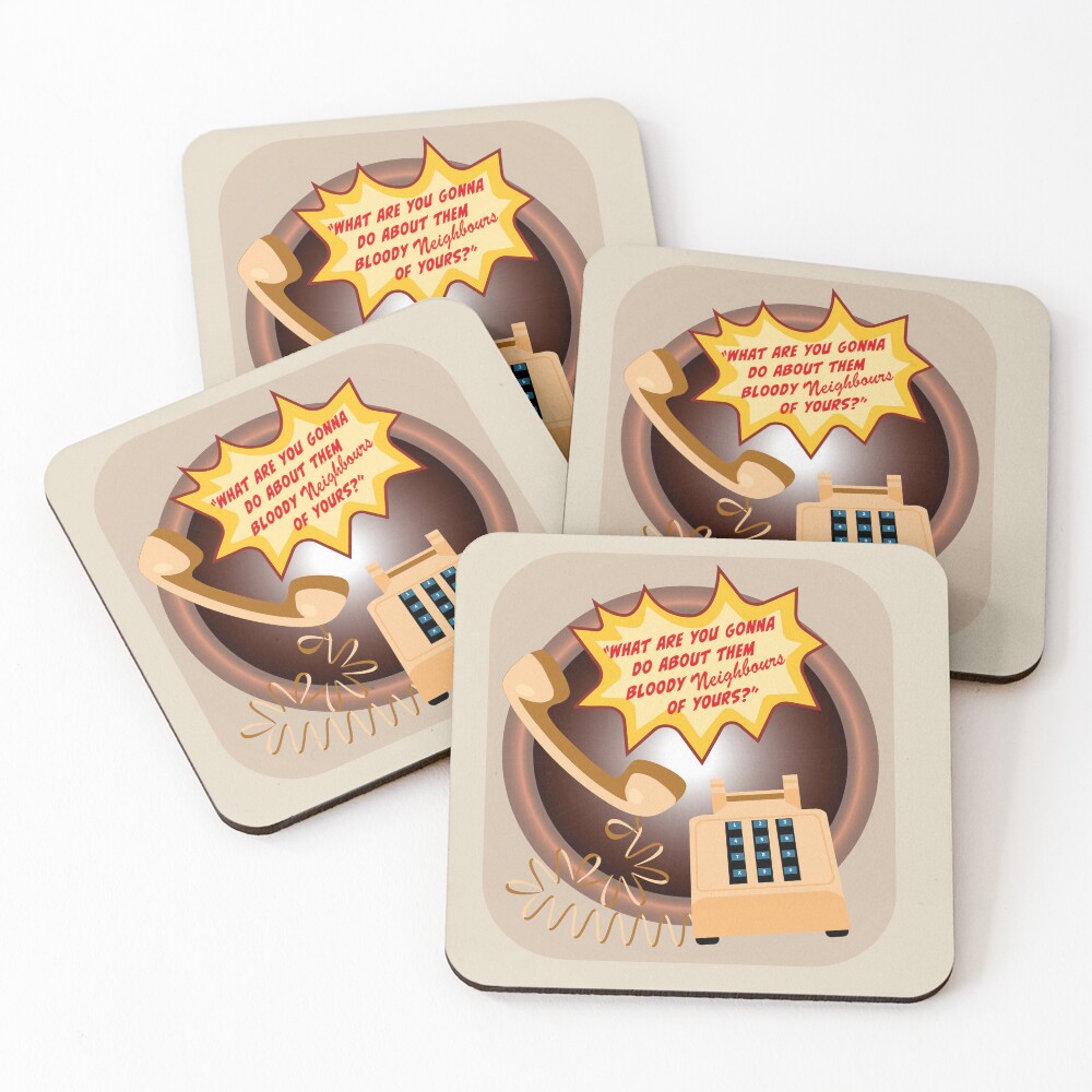 Item preview, Coasters (Set of 4) designed and sold by GoodNeighbours.
