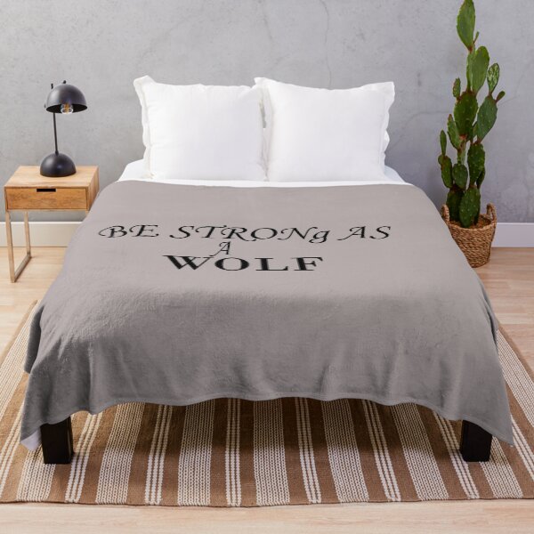 Item preview, Be strong as a Wolf t-shirt designed and sold by Ami Ne.
