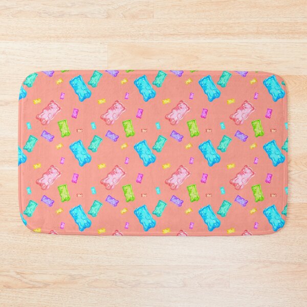 Item preview, Colorful Pop Gummy Bears Pink Blue Yellow Purple designed and sold by StudioAkubi.