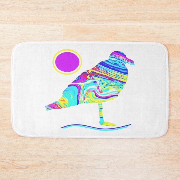 Item preview, PSYCHEDELIC SEAGULL AMETHYST SUNSET designed and sold by THE AMERICAN TEEVANGELIST.