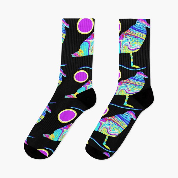 Item preview, PSYCHEDELIC SEAGULL AMETHYST SUNSET designed and sold by THE AMERICAN TEEVANGELIST.