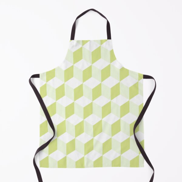 Item preview, Isometric Cube Pattern Ecru Beige White Geometric Art designed and sold by taiche.