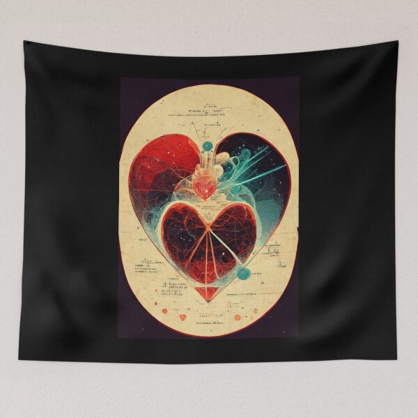 Item preview, Heart Diagram designed and sold by HmmmWoah.