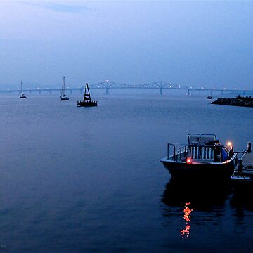 Artwork thumbnail, Tappan Zee Twilight by Alvin C Whaley