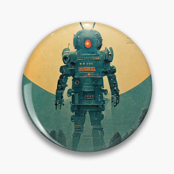 Item preview, Retro Robot designed and sold by HmmmWoah.