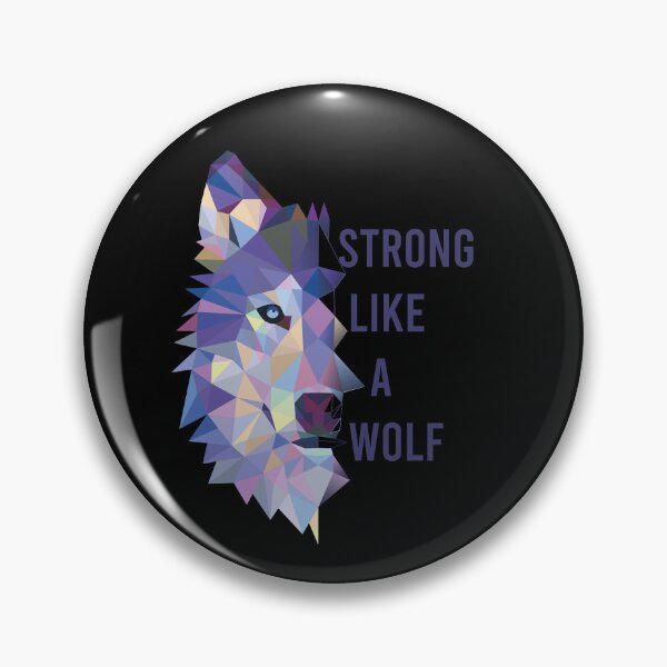 Item preview, Be Strong as a Wolf designed and sold by Wanc Designs.
