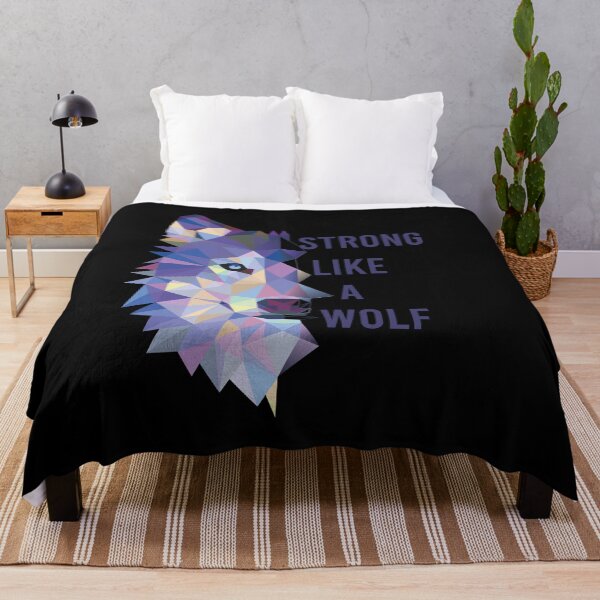 Item preview, Be Strong as a Wolf designed and sold by Wanc Designs.