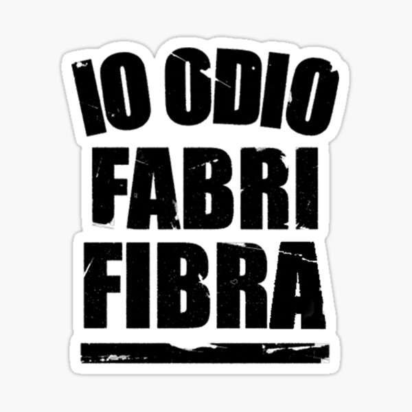 Fabri Fibra Stickers for Sale