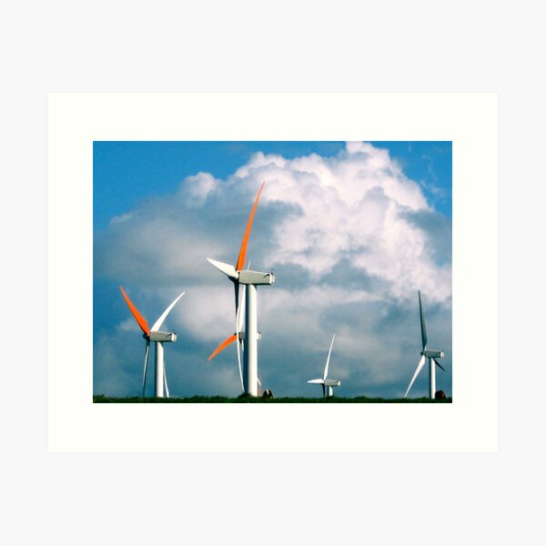 Big Island Windpower Art Print