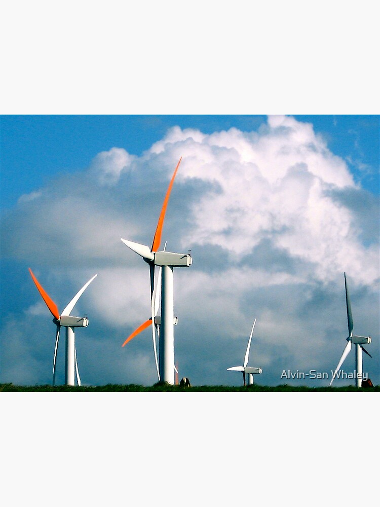 Thumbnail 2 of 2, Greeting Card, Big Island Windpower designed and sold by alvinsan9.