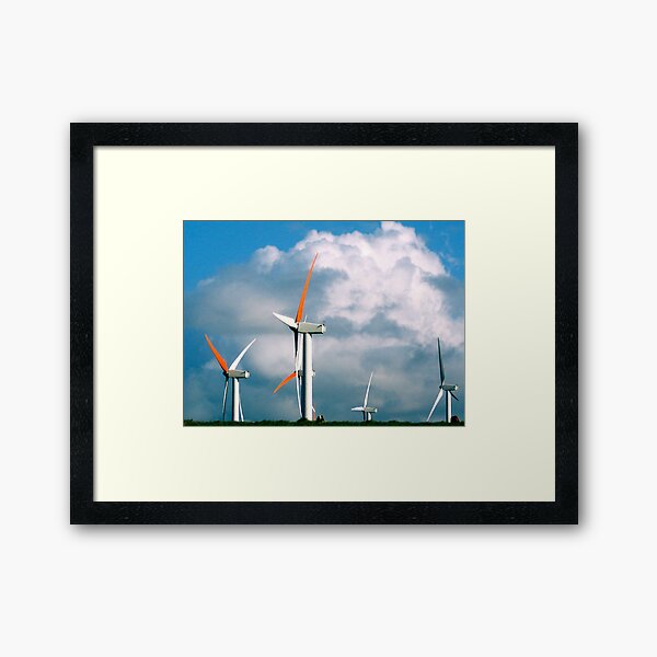 Big Island Windpower Framed Art Print