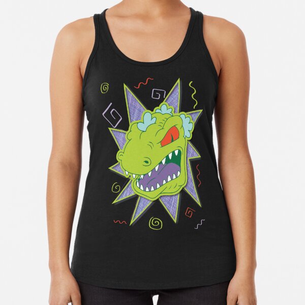 Chuckie & Phil Tanktop Reptar Tommy rugrats Mens Nickelodeon 90s Classic Tank Jersey 