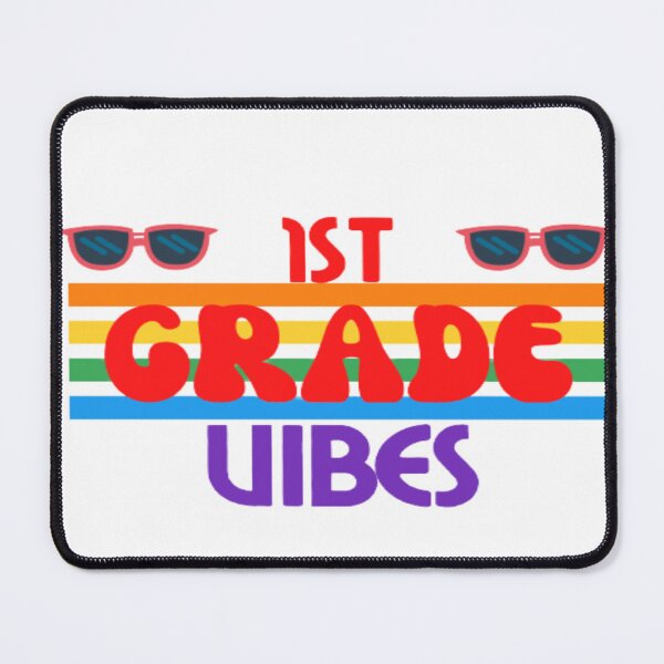 Item preview, First Grade Vibes Only, Back To School, Rainbow designed and sold by ImaginedCo.
