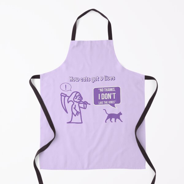 Item preview, How cats got 9 lives (purple) designed and sold by bewareofpossum.