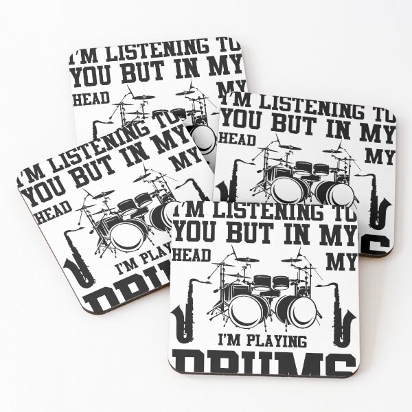 Item preview, Itmight look like im listening to you but in my head i'am playing drums designed and sold by Puppy Paws.