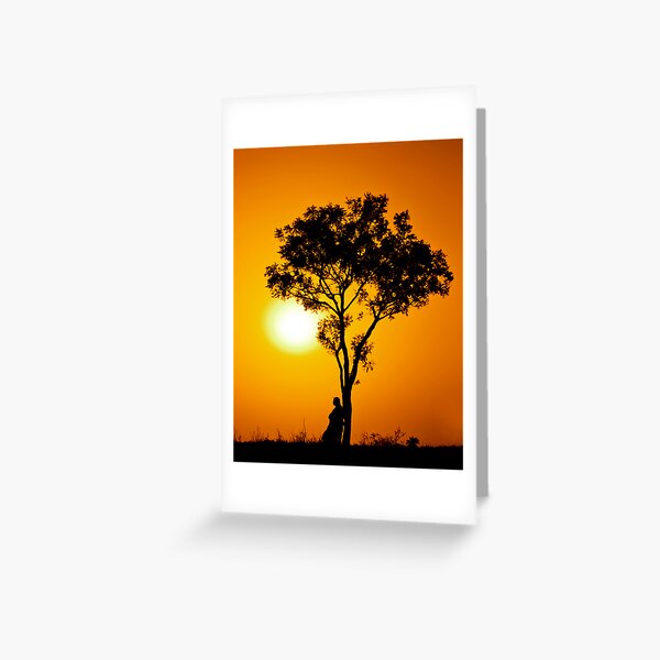 Waiting on sunset.. Greeting Card