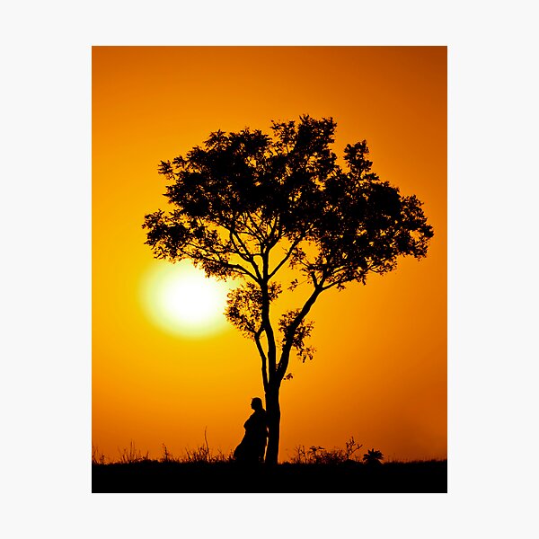 Waiting on sunset.. Photographic Print