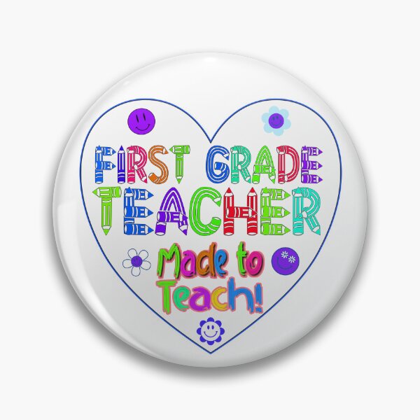 Item preview, First Grade Teacher Made to Teach Born Educator designed and sold by captainpeter.
