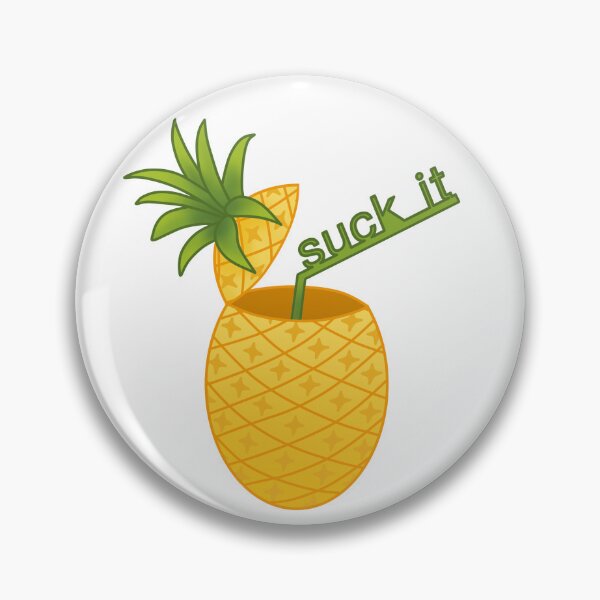 Item preview, Psych - Suck It Pineapple Sticker designed and sold by like-islands.