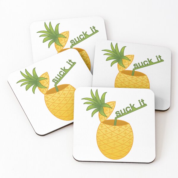 Item preview, Psych - Suck It Pineapple Sticker designed and sold by like-islands.