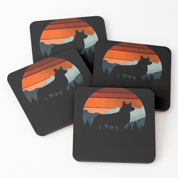 Item preview, Vintage Country Rugged Sky Corgi Dog Gift  designed and sold by Guarddogdrive.