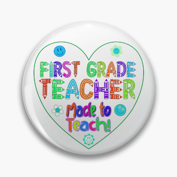 Item preview, First Grade Teacher Made to Teach Born Educator designed and sold by captainpeter.