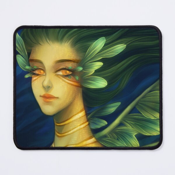 Item preview, Seadragon Mermaid Portrait designed and sold by dawnshue.