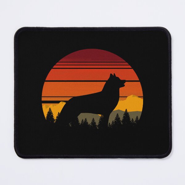 Item preview, Vintage Country Yellowstone Sky Husky Dog Gift designed and sold by Guarddogdrive.