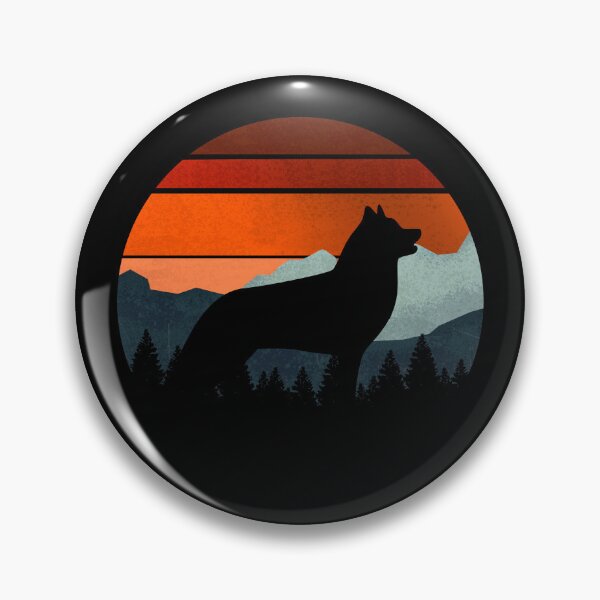 Item preview, Vintage Country Rugged Sky Husky Dog Gift  designed and sold by Guarddogdrive.