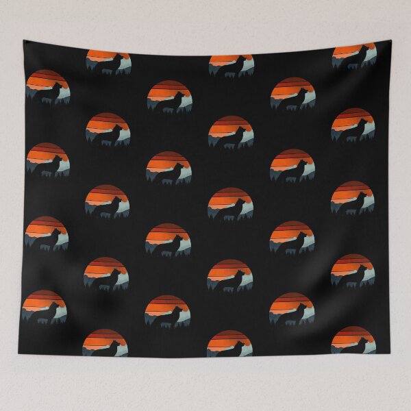 Item preview, Vintage Country Rugged Sky Husky Dog Gift  designed and sold by Guarddogdrive.