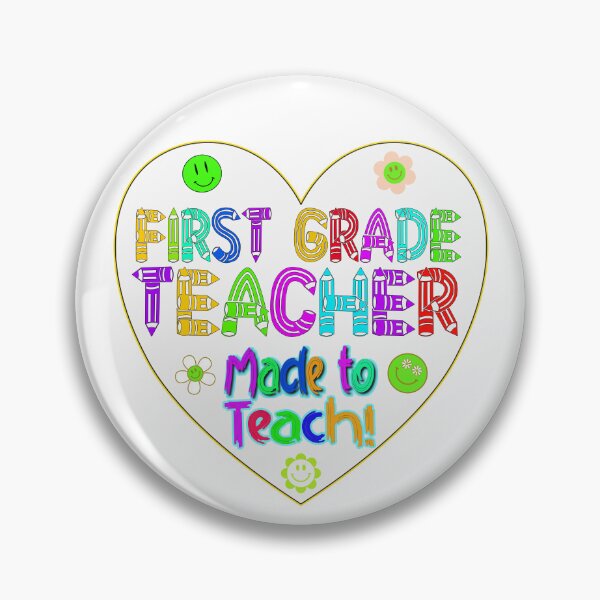 Item preview, First Grade Teacher Made to Teach Born Educator designed and sold by captainpeter.