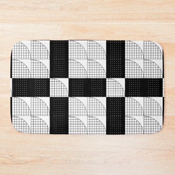 Item preview, Black and white geometric pattern designed and sold by NUSUSDREAM.