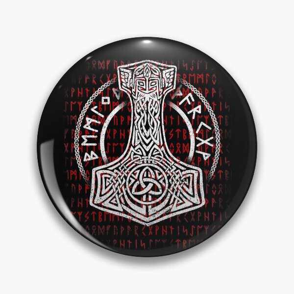 Item preview, Viking Runes, Hammer Thor Medieval Viking Symbol designed and sold by aronia.
