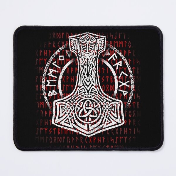 Item preview, Viking Runes, Hammer Thor Medieval Viking Symbol designed and sold by aronia.