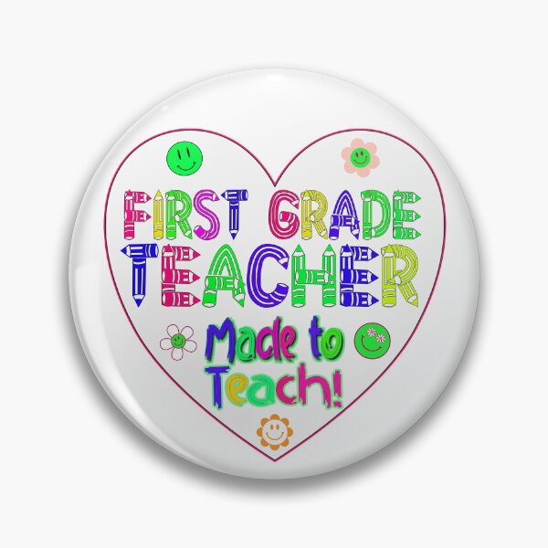 Item preview, First Grade Teacher Made to Teach Born Educator designed and sold by captainpeter.