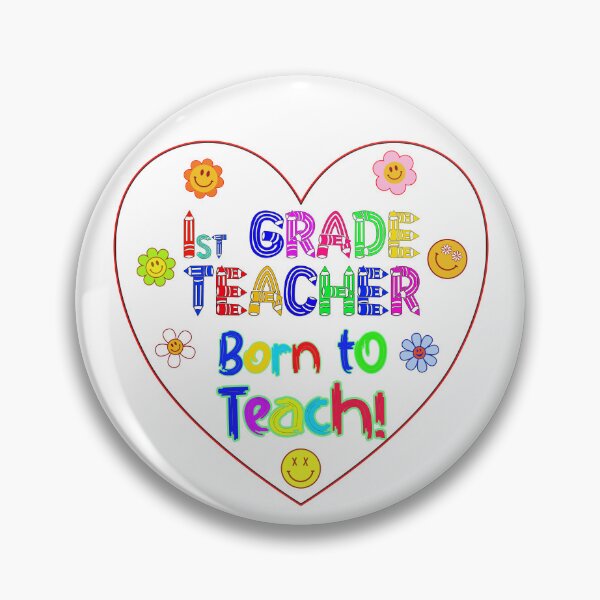 Item preview, First Grade Teacher Made to Teach Born Educator designed and sold by captainpeter.