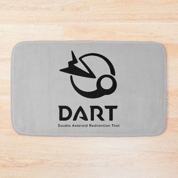 Item preview, NASA DART mission logo (black) designed and sold by SolidEarthArt.