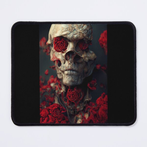 Item preview, skull and roses designed and sold by Mahkor.