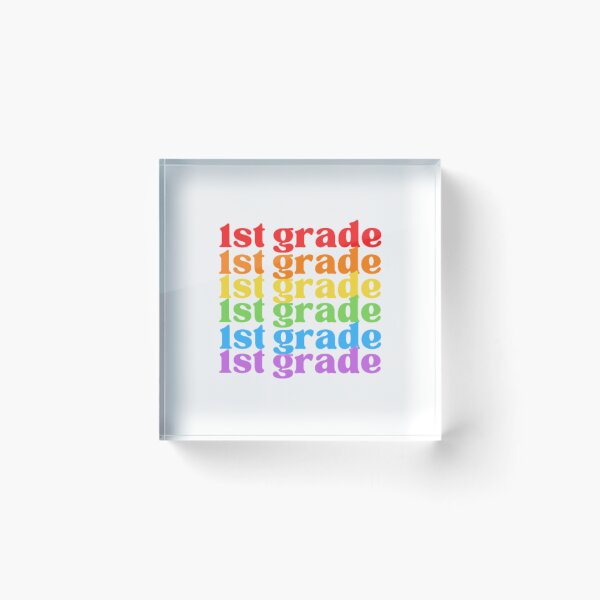Item preview, First Grade Vibes Only, Back To School, Rainbow designed and sold by ImaginedCo.