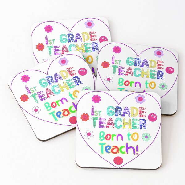 Item preview, First Grade Teacher Made to Teach Born Educator designed and sold by captainpeter.