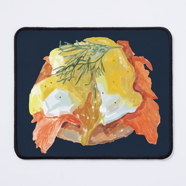 Item preview, Eggs Benedict with Smoked Salmon, Chives and Hollandaise Sauce designed and sold by Alicia Chee.