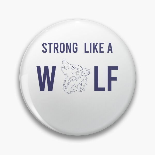 Item preview, Be Strong as a Wolf designed and sold by Wanc Designs.